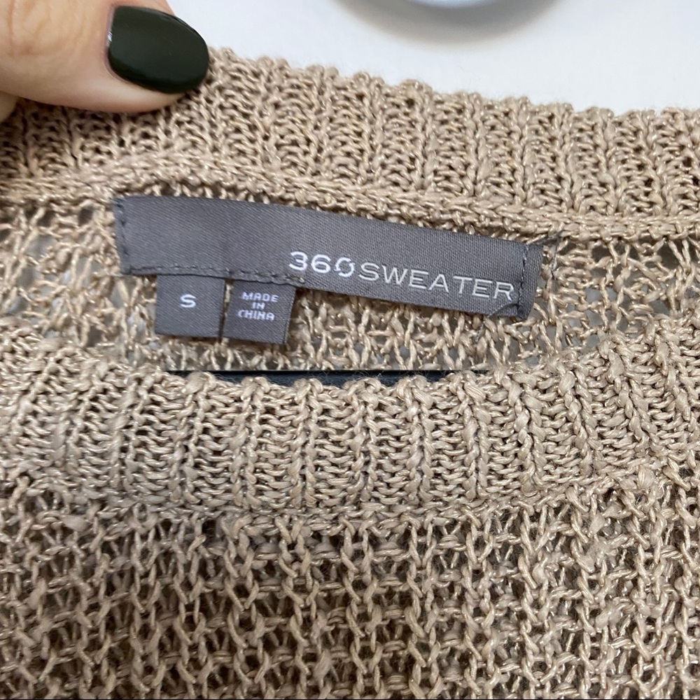 360 sweater worn, super soft